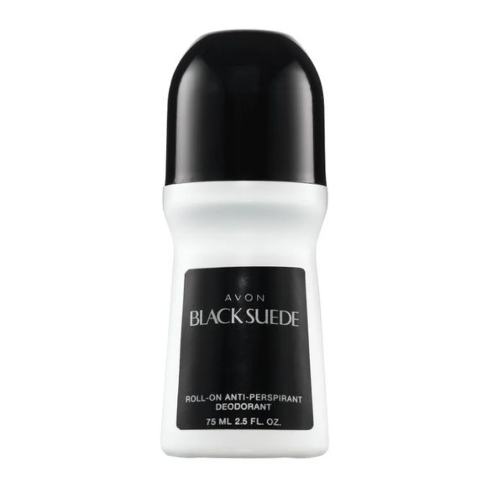 Avon Black Suede Roll-On Antiperspirant Deodorant